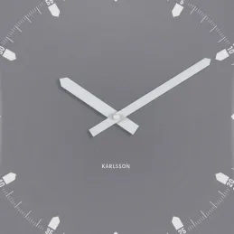Horloge murale en métal Sucinto Dome Square