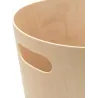 Corbeille en bois avec poignées de transport