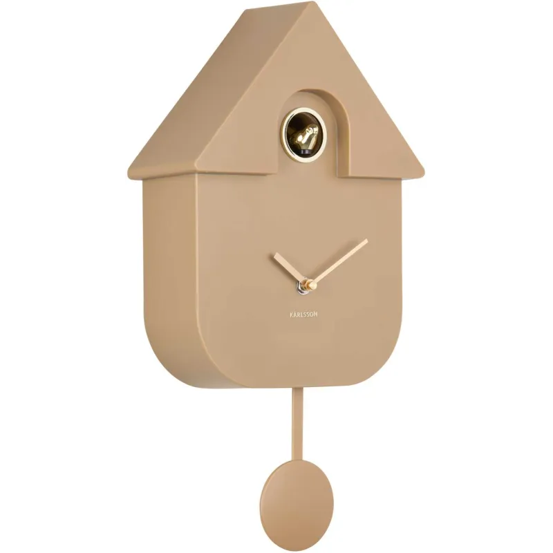 Horloge murale en ABS Modern Cuckoo Oro