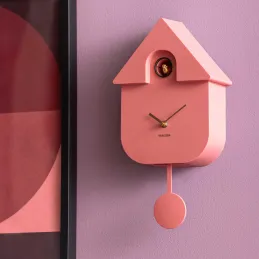 Horloge murale en ABS Modern Cuckoo Oro