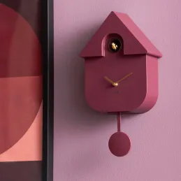 Horloge murale en ABS Modern Cuckoo Oro