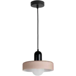 Lampe suspendue en verre Opaco Grato
