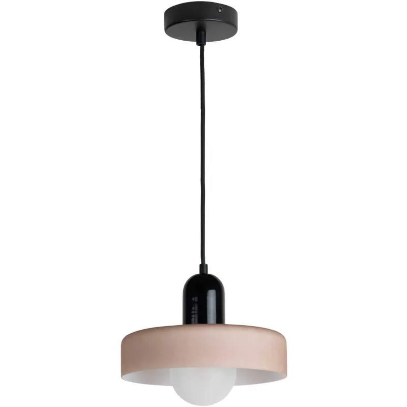 Lampe suspendue en verre Opaco Grato