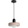 Lampe suspendue en verre Opaco Grato