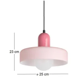 Lampe suspendue en verre Opaco Grato