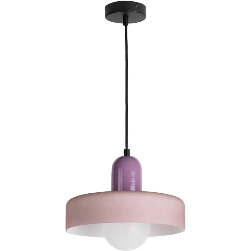 Lampe suspendue en verre Opaco Grato