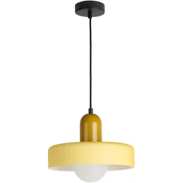 Lampe suspendue en verre Opaco Grato