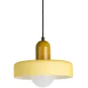Lampe suspendue en verre Opaco Grato