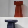 Table d'appoint en verre coloré Simpleza