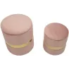Pouf avec rangement intégré Sheffild (Lot de 2)