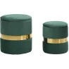 Pouf avec rangement intégré Sheffild (Lot de 2)