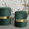 Pouf avec rangement intégré Sheffild (Lot de 2)
