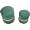 Pouf avec rangement intégré Sheffild (Lot de 2)
