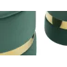 Pouf avec rangement intégré Sheffild (Lot de 2)