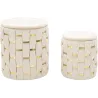 Pouf avec rangement intégré Shanty (Lot de 2)