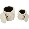 Pouf avec rangement intégré Shanty (Lot de 2)