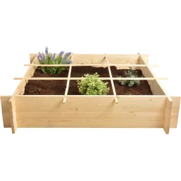 Carré potager en bois 1 mètre