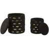 Pouf avec rangement intégré Shanty (Lot de 2)