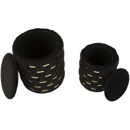 Pouf avec rangement intégré Shanty (Lot de 2)