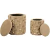 Pouf avec rangement intégré Shanty (Lot de 2)