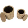 Pouf avec rangement intégré Shanty (Lot de 2)