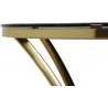 Table de bar en métal et verre Shanty 60 x 108 cm