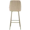 Fauteuil de bar en tissu et métal Alaska (Lot de 2)