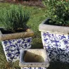 Pots en céramique patiné (Lot de 3)