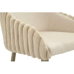 Fauteuil de bar en tissu et métal Alaska (Lot de 2)