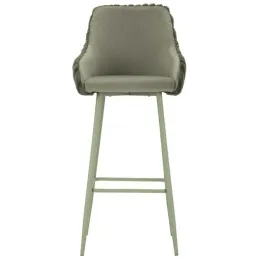 Fauteuil de bar en tissu et métal Alaska (Lot de 2)