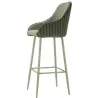 Fauteuil de bar en tissu et métal Alaska (Lot de 2)