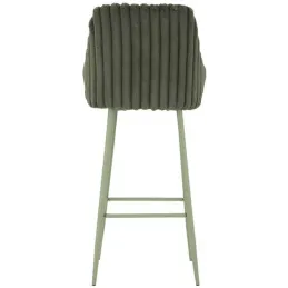 Fauteuil de bar en tissu et métal Alaska (Lot de 2)
