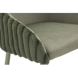 Fauteuil de bar en tissu et métal Alaska (Lot de 2)