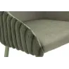 Fauteuil de bar en tissu et métal Alaska (Lot de 2)
