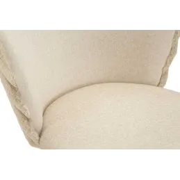Chaise de bar en tissu et métal Alaska (Lot de 2)