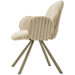 Fauteuil en tissu côtelé Stockholm (Lot de 2)