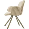 Fauteuil en tissu côtelé Stockholm (Lot de 2)