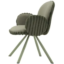 Fauteuil en tissu côtelé Stockholm (Lot de 2)