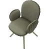 Fauteuil en tissu côtelé Stockholm (Lot de 2)