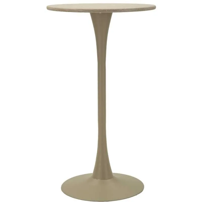 Table de bar en métal et MDF Alaska 60 x 106 cm