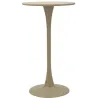 Table de bar en métal et MDF Alaska 60 x 106 cm