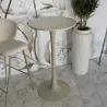 Table de bar en métal et MDF Alaska 60 x 106 cm