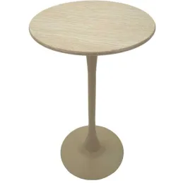 Table de bar en métal et MDF Alaska 60 x 106 cm