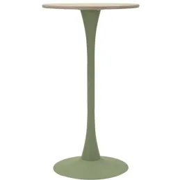 Table de bar en métal et MDF Alaska 60 x 106 cm