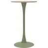 Table de bar en métal et MDF Alaska 60 x 106 cm