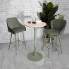 Table de bar en métal et MDF Alaska 60 x 106 cm