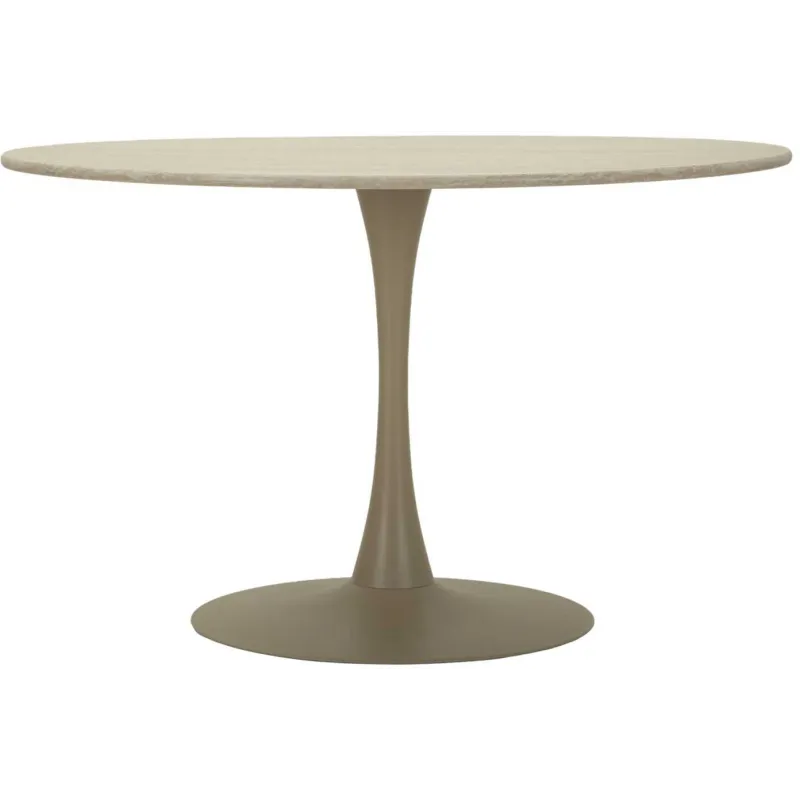 Table repas en métal et MDF 120 x 76 cm