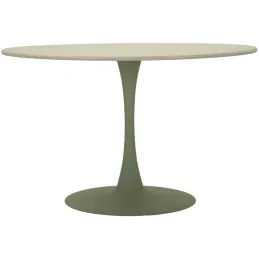 Table repas en métal et MDF 120 x 76 cm