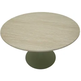 Table repas en métal et MDF 120 x 76 cm