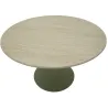 Table repas en métal et MDF 120 x 76 cm